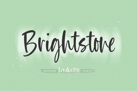 Brightstone Modern Handwritten Script Font Font Balpirick 