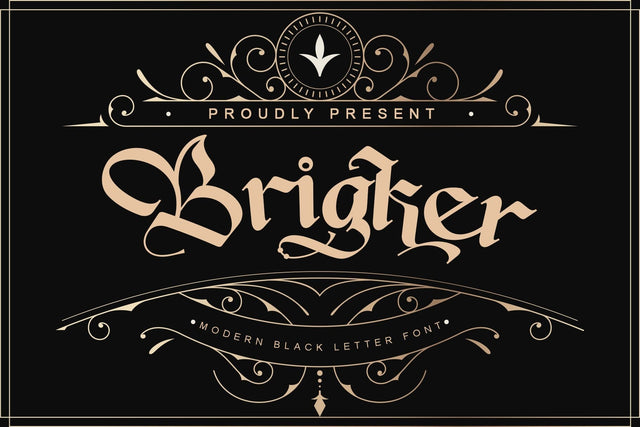 Brigker Font Letterara 