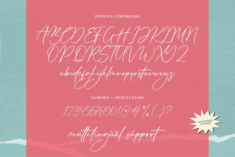 Brilliant Font Aestherica Studio 