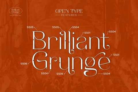 Brilliant Grunge / Stylish Sans Font Javapep 