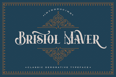 Bristol Maver - Decorative Font Font StringLabs 