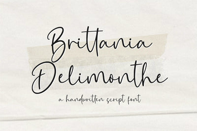 Brittania Delimonthe Font Qwrtype Foundry 