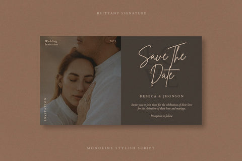 Brittany Signature Script Font Creatype Studio 