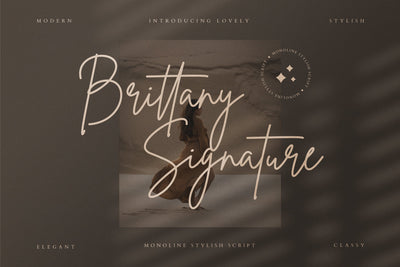 Brittany Signature Script Font Creatype Studio 