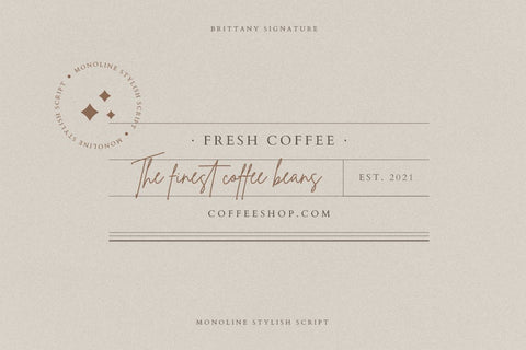 Brittany Signature Script Font Creatype Studio 