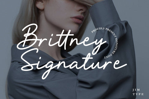Brittney Signature | Business Branding Font SVG Jimtype Studio 