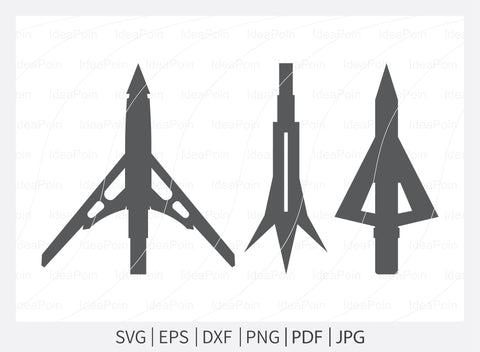 Broadhead Arrows SVG, Broadhead Arrows Silhouette, Archery SVG, Handdrawn Arrow PNG, Bowhunting svg, Deer Hunter svg Arrow svg, Svg, Dxf SVG Dinvect 