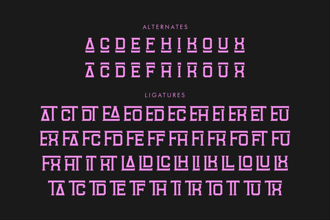 BROCKET FLAMING Typeface Font Storytype Studio 