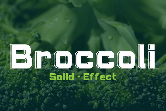 Brocolli Font zafrans studio 