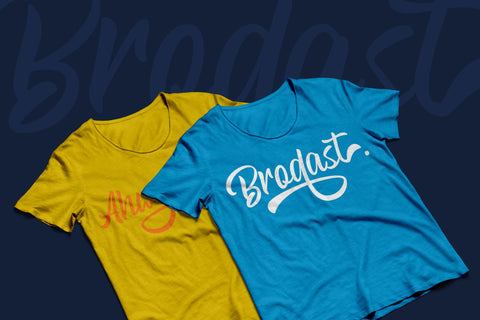 Brodast - Bold Handwritten Font ahweproject 
