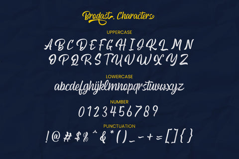Brodast - Bold Handwritten Font ahweproject 