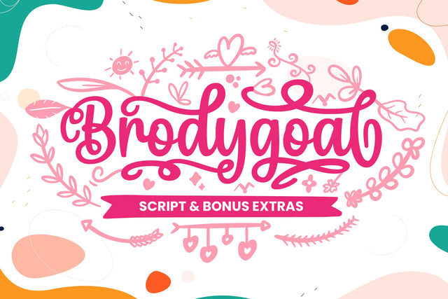 Brodygoal - Elegant and Flowing Handwritten Font ahweproject 