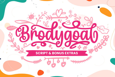 Brodygoal - Elegant and Flowing Handwritten Font ahweproject 