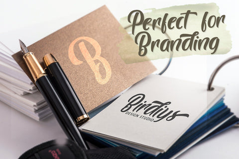 Brogads - Bold Script Retro Font Font StringLabs 