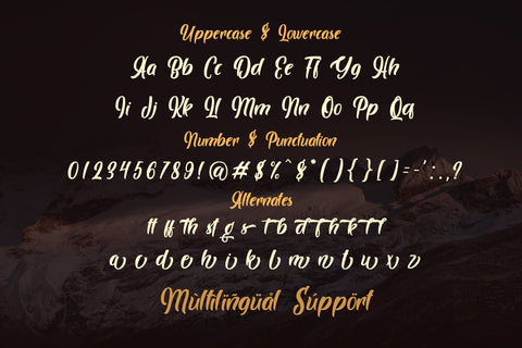 Brogads - Bold Script Retro Font Font StringLabs 