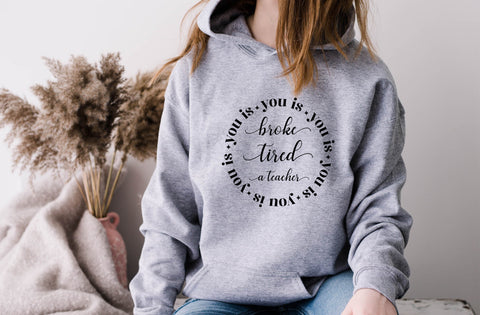 Broke tired a teacher, teacher svg designs SVG MD mominul islam 