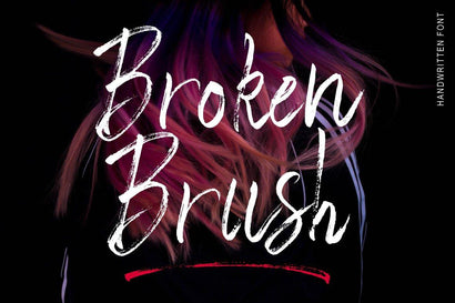 Broken Brush Font Fajri Adi 