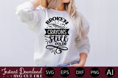 Broken Crayons Still Color Svg SVG designmaster24 