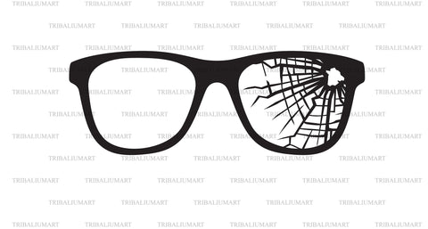 Broken Glasses SVG TribaliumArtSF 