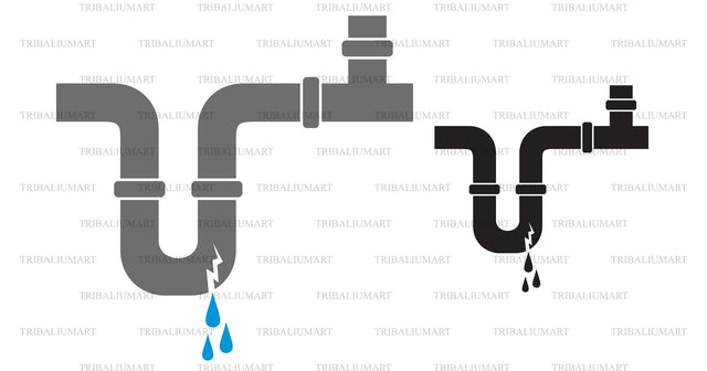 Broken water pipe SVG TribaliumArtSF 