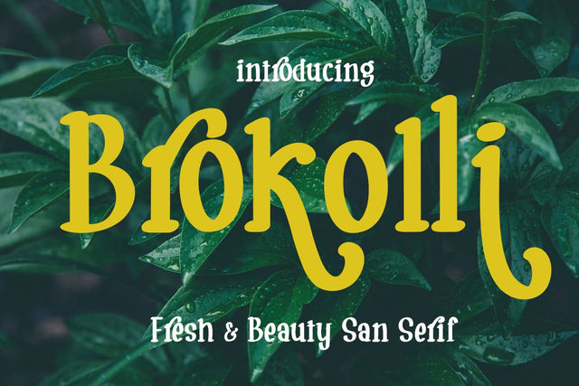 Brokolli Font Supersemar Letter 