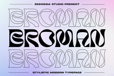 BROMAN Font Zeenesia Std 