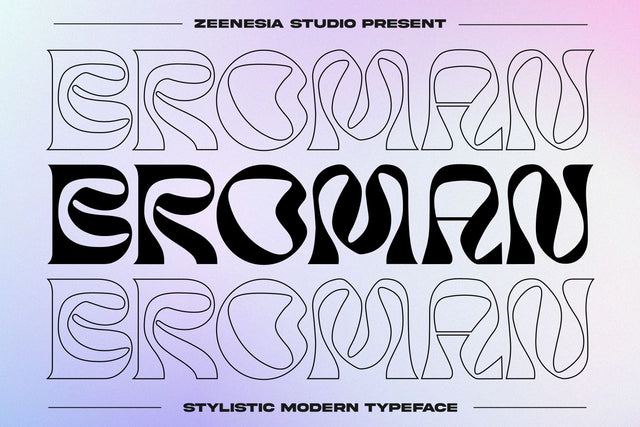 BROMAN Font Zeenesia Std 