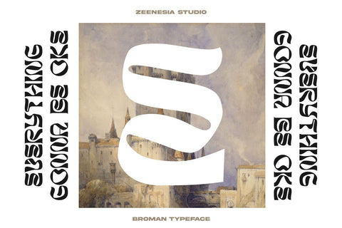 BROMAN Font Zeenesia Std 