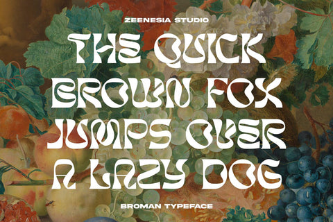 BROMAN Font Zeenesia Std 