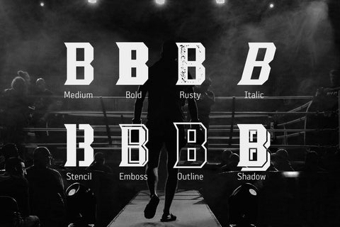 Bronzier Font Family Font Arterfak Project 