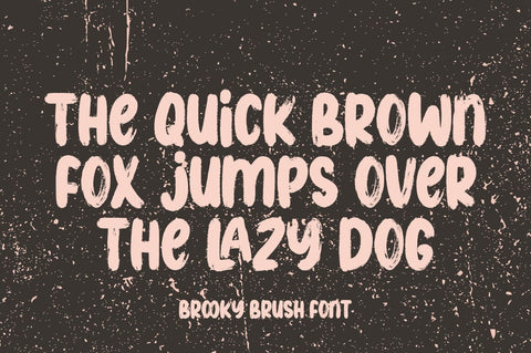 Brooky Font gatype 