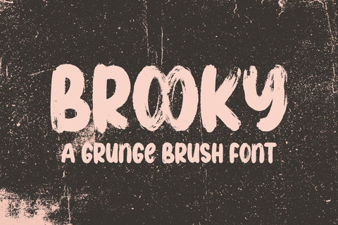 Brooky Font gatype 