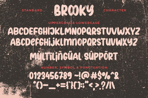 Brooky Font gatype 
