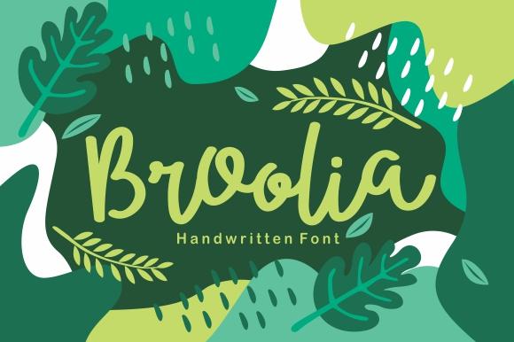 Broolia Font eknojistudio99 