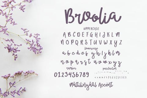 Broolia Monogram Font eknojistudio99 