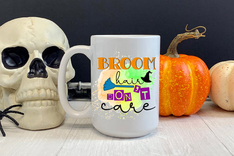 Broom Hair Don't Care- Halloween Sublimation Design Sublimation Happy Printables Club 