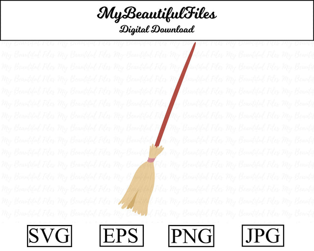 Broom - Halloween SVG MyBeautifulFiles 