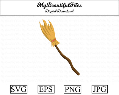 broom - halloween SVG MyBeautifulFiles 