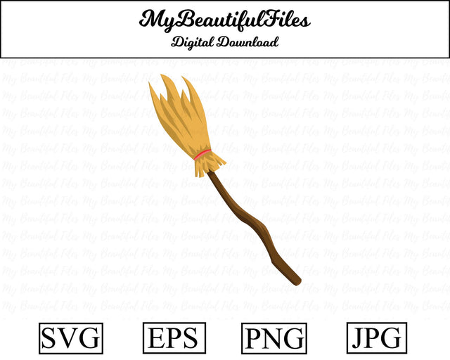 broom - halloween SVG MyBeautifulFiles 