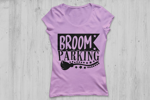 Broom Parking| Halloween Witch SVG Cutting Files. SVG CosmosFineArt 