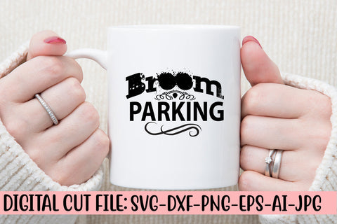 Broom Parking SVG Design SVG Syaman 