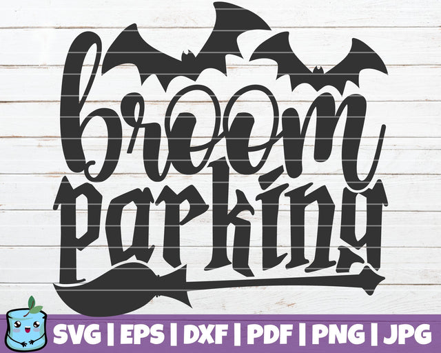 Broom Parking SVG MintyMarshmallows 