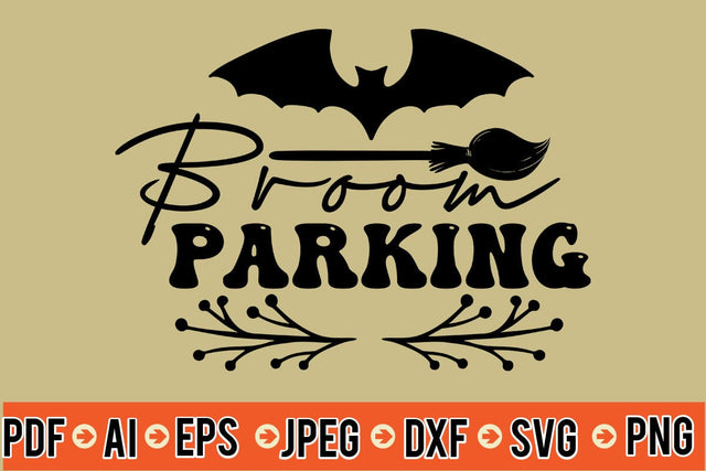 Broom Parking SVG SVG MStudio 