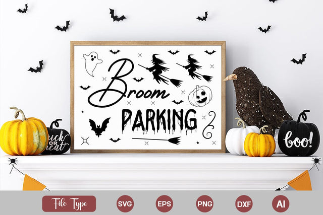 Broom Parking SVG SVGs,Quotes and Sayings,Food & Drink,On Sale, Print & Cut SVG DesignPlante 503 