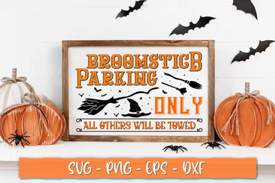 Broomstick parking only all others will be towed Sign SVG SVG Shetara Begum 