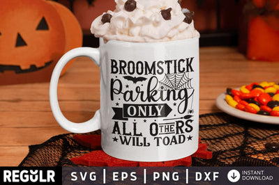 Broomstick parking only all others will toad SVG SVG Regulrcrative 