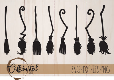Broomsticks svg, Witch Broom svg SVG Caffeinated SVGs 