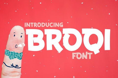 Broqi Font twinletter 