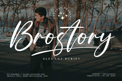 Brostory Font Wildan Type 