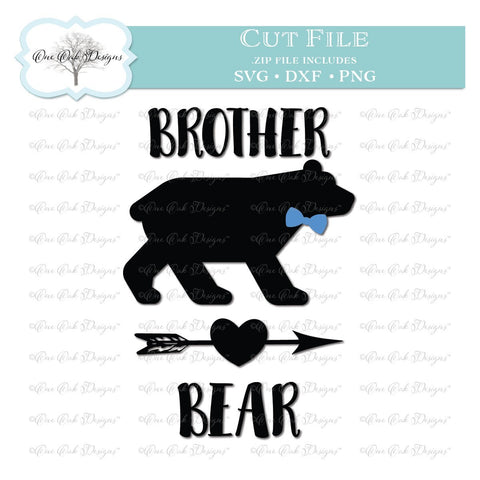 Brother Bear SVG One Oak Designs 